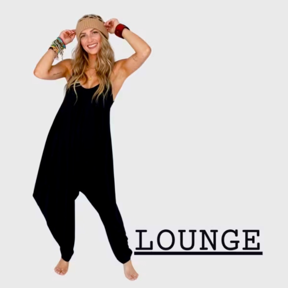 THREE BIRD NEST Sz XL Purple Soft Jersey Knit Harem Thin Adjustable Straps